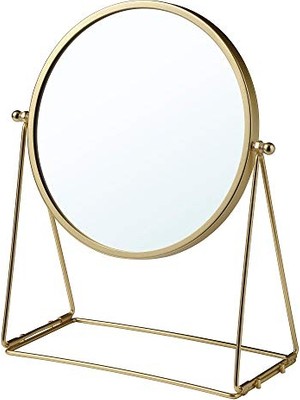 Lassbyn Masa Aynası, 17 Cm, Altın Rengi