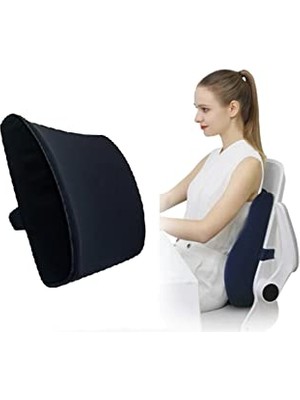 Visko Bel Minderi Ortopedik Sandalye Bel Minderi Sırt Dayama Yastığı Visko Koltuk Bel Desteği