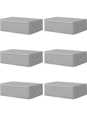 Aee® 6 Adet Hurç Seti Büyük Boy Baza Altı Çekyat Düzenleyeci Çeyiz Bohçası 64 x 45 x 22