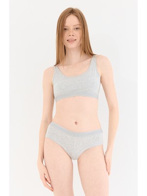 Naphor Touch Gri Boyshort Külot