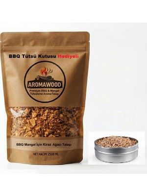 Aroma Wood Grill Mangal & Bbq Barbekü Için Napolyon Kiraz Ağacı Tütsüleme Aroma Talaşı