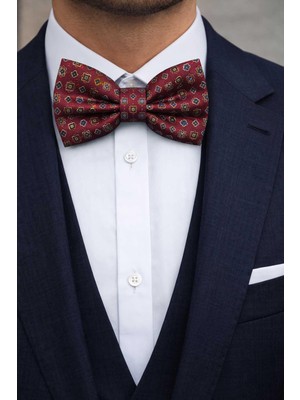 Kravatkolik Bordo Renkli Papyon P2020, %100 Mikrofiber ve Özel El İşçiliği ile Şıklık