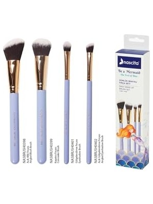 HDY Store Nascita Be A Mermaid Makyaj Fırça Seti - 88 Parça Yüksek Kaliteli Malzemeden Üretilmiş
