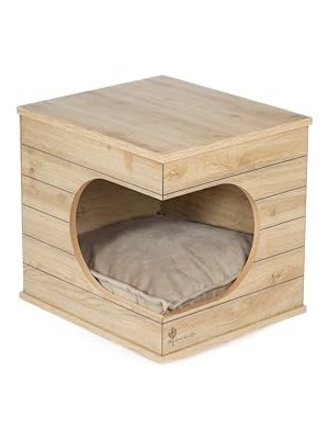 Üstü Kapalı Kedi Köpek Kulubesi