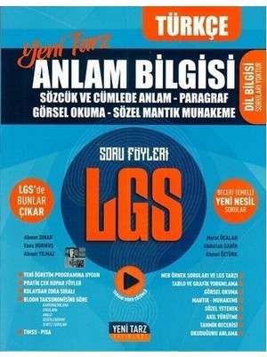 Bey 8. Sınıf Lgs Anlam Bilgisi Soru Föyleri