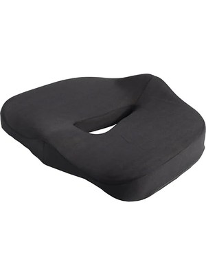 Ortopedik Basur Minderi Visco Posture Lüks Ortopedik Oturma Minderi, Figiza, Siyah, Standart