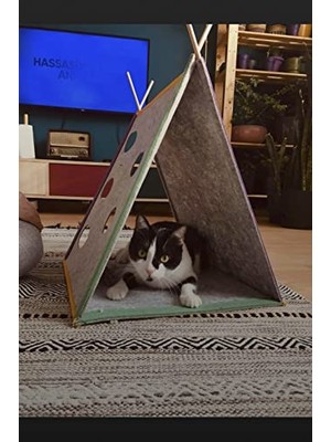 Bypet Cattent Kedi Oyun Çadırı ve Evcil Hayvan Yatağı          [enerji Sınıfı A+]