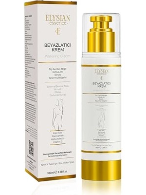 Cilt Beyazlatıcı | Kararma Giderici Krem - Genital Bölge, Koltuk Altı, Bikini Bölgesi, Dirsek ve Vücut 100 ml