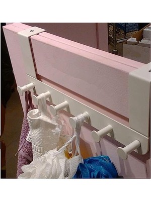 Enudden Kapı Askısı Kancaları Beyaz Metal Robe Havlu Kemerleri