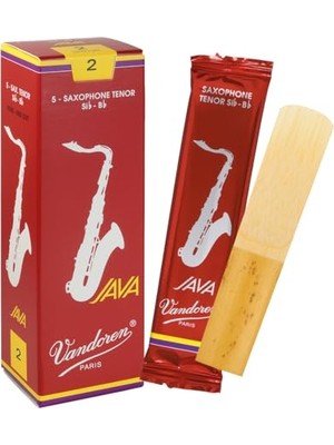 SR272R Java Kırmızı Kesim Tenor Saksafon Kamışları (Güç 2) (5'li Paket)