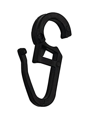 Rustik Perde Klipsi 50 Adet Siyah