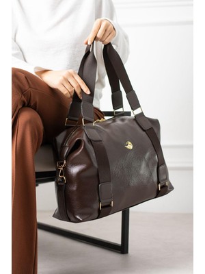 Çanta Sepetim Yumuşak Suni Deri Salaş Kadın El Omuz Çantası