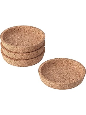 4 Adet  365+ Bardak Altlığı,mantar, Bardak Tutucu 9cm