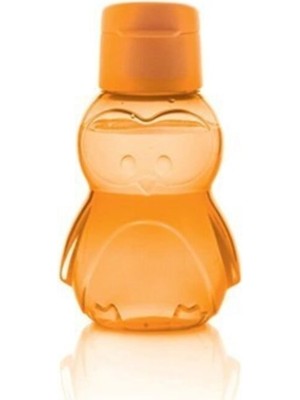 Tupperware Eko Şişe 350 ml Turuncu Penguen Renkli Ergonomik Tasarım ile Çocuklar İçin Kolay Kullanım