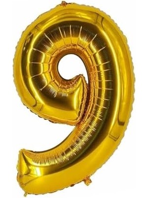 Tuba Toptaş Folyo 9 Rakam Balon