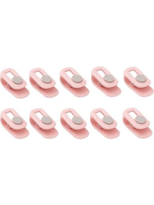 Kyrotech 10’lu Yorgan Klipsi Seti | Iğnesiz Nevresim Sabitleyici Klips | Battaniye, Çarşaf, Yatak Örtüsü Kaydırmaz Klips | Çok Amaçlı U Şekilli Yorgan Tutturucu | Kaymaz, Kumaşa Zarar Vermez Pembe