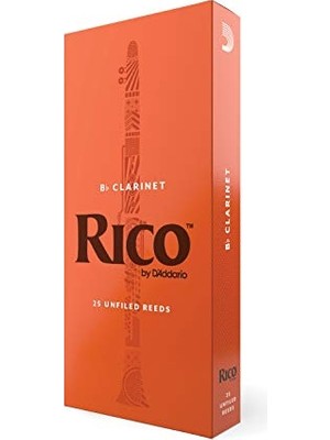 Klarnet Yaprakları - Rico Bb Clarinet Reeds - RCA2520 - Kalınlık 2.0-25 Adet