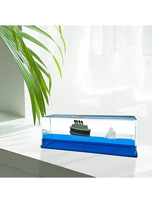 Batmayan Gemi Aksesuar Batmayan Aşk Gemisi Batmayan Gemi Akvaryum Şık Tasarım Abajur