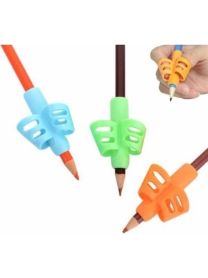 Misyon 3 Renk Kolay Kurşun Kalem Tutma Aparatı 3 Adet Ergonomik Tasarım