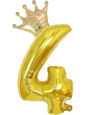 Patladı Gitti 4 Rakam Gold Folyo ve Kral Tacı Folyo