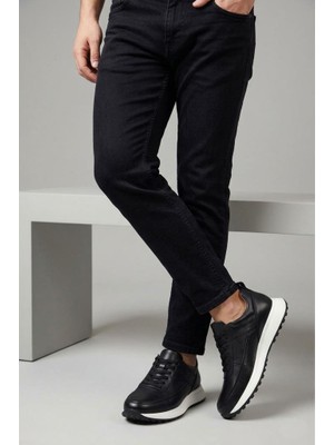 Pisagor PS-5757 Erkek Hakiki Deri Sneakers Spor Ayakkabı