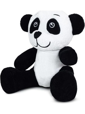 20-25 cm Figürlü Pelüş Ayıcık, 20 cm Teddy Bear,sevgiliye Hediye,plush Toys,ofis Hediyesi,iyi Ki Varsın,tişörtlü,ayıcık,maymun,eşek,civciv,inek (Panda)