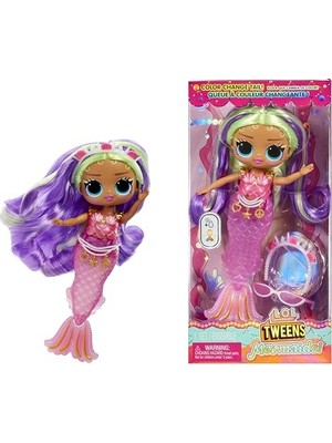 Lol Sürpriz Aralar Deniz Kızı Cleo Karanfil Moda Bebek Renk Değiştiren Kuyruk, Hareketli Yüzgeç ve Güzel Aksesuarlarla - 4 Yaş ve Üzeri Çocuklar Için Oyuncak Hediye