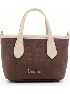 United Colors Of Benetton Benetton Kadın El Çantası Kahve - Taş BNT1827