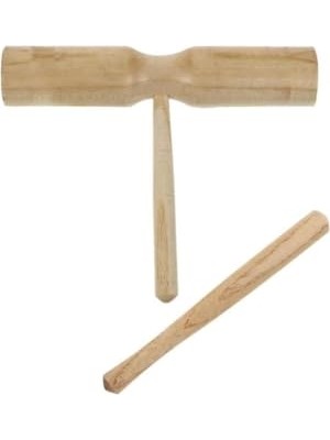 Midex Orf-Tb-20 Örf Aletleri Ritim Seti Ahşap Blok Vurmalı Çalgı Block 1 Set