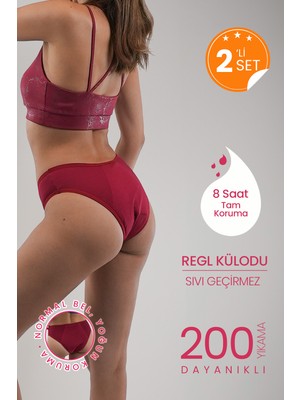 Peddon Cherry 2'li Fırsat Paketi Süper Emici & Ultra Hijyenik Gün Boyu Sızdırmaz Longer Period Regl Külodu