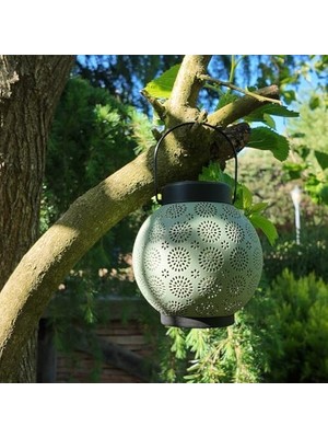 Akman Shop Güneş Enerjili Dekoratif LED Fener / Askılı Bahçe Feneri / Bahçe Dekorasyon Feneri / GT-SL25G