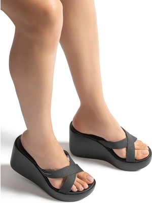 Ipanema High Fashion Slide Kadın Terlik Siyah 35/40