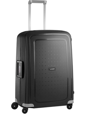 Samsonite S'Cure 69 cm Orta Boy Valiz, Teleskopik Sap ve PP Kağıt Malzeme ile Güvenli Seyahat