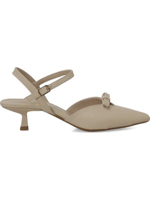 Polaris 327050.Z 6fx Bej Kadın Topuklu Ayakkabı