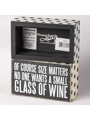 Nisar Store Primitives By Kathy Levha Ahşap Box, Tabii Ki Size Matters