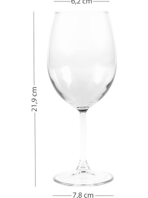 Berry Store Astoria Premium Kadeh Seti - Altın Yaldızlı Kristal Cam - 6 Parça 540CC Büyük Hacim - El Işçiliği Detaylar - Şık Sunumlar