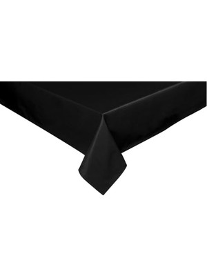 Nisar Store Paria Siyah Düz Masa Örtüsü 150X250CM