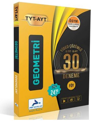 Nisar Store Tyt Ayt Geometri Video Çözümlü 30 Deneme