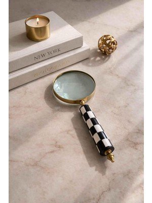 Rossev Dama Desen Dekor Büyüteç