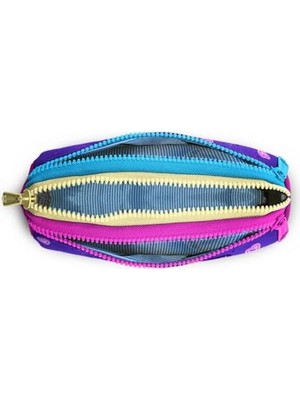 Berry Store Mor Üç Gözlü Kalemlik Kalem Çantası - Kız Çocuk