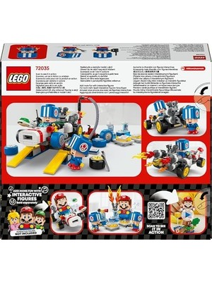 Nisar Store Super Mario: Mario Kart – Toad’un Garajı 72035, 8 Yaş ve Üzeri Erkek ve Kız Çocukları Için, 2 Mavi Toad Karakter Figürü Içeren Yaratıcı Oyuncak Yapım Seti, Doğum Günü Hediyesi (390 Parça)