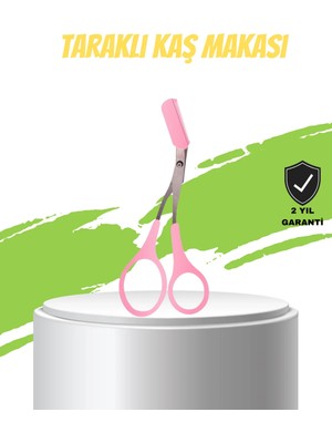 Pratico Market Taraklı Kaş Düzeltme Makası – Hassas Şekillendirme Kolay Kullanım