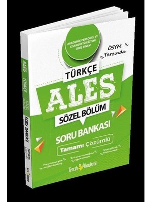 Nisar Store Ales Türkçe Tamamı Çözümlü Soru Bankası