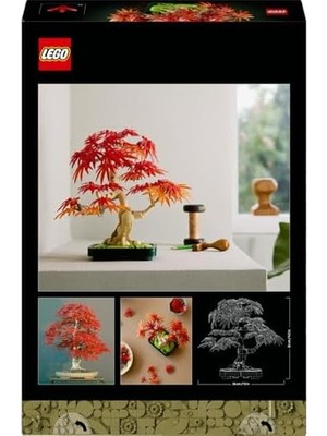 Berry Store Kırmızı Akçaağaç Bonsai Ağacı 10348 - Yetişkinler Için Dekoratif Yapım Seti, Bitki Severler Için Yaratıcı Hediye Fikri, Doğum Günü Hediyesi (474 Parça)