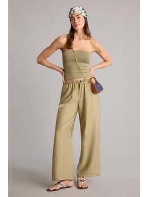 DeFacto Wide Leg Yüksek Bel Pantolon H7987AX26SM