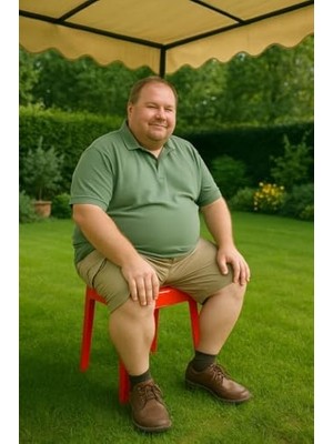 Berry Store Kırmızı, Plastik Model Sağlam Tabure 36X36X46CM