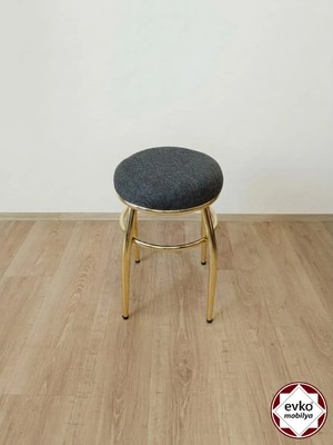 Evko Mobilya Tabure, Bar Taburesi, 2 Adet Tabure, Puf, Bench, Metal Ayaklı Tabure, İç İçe Geçebilen Tabure, Mutfak Balkon Bahçe Taburesi