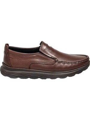 Bags Shoes Bulldozer 231037 Erkek Hakiki Deri Ultra Hafif  Comfort Taban Günlük Bağcıksız Ayakkabı