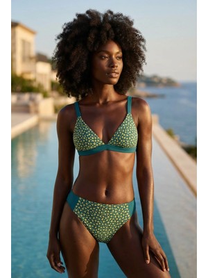 Katia & Bony Kadın Lemon Party Bikini Takımı Yeşil