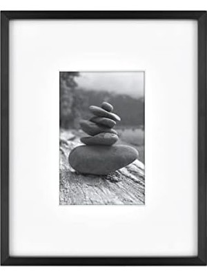 Berry Store Mcs & Co. Foundry Metal Galeri Duvar Çerçevesi, Siyah, 20,3 x 25,4 cm Matlaştırılmış 10,16 x 15,2 cm